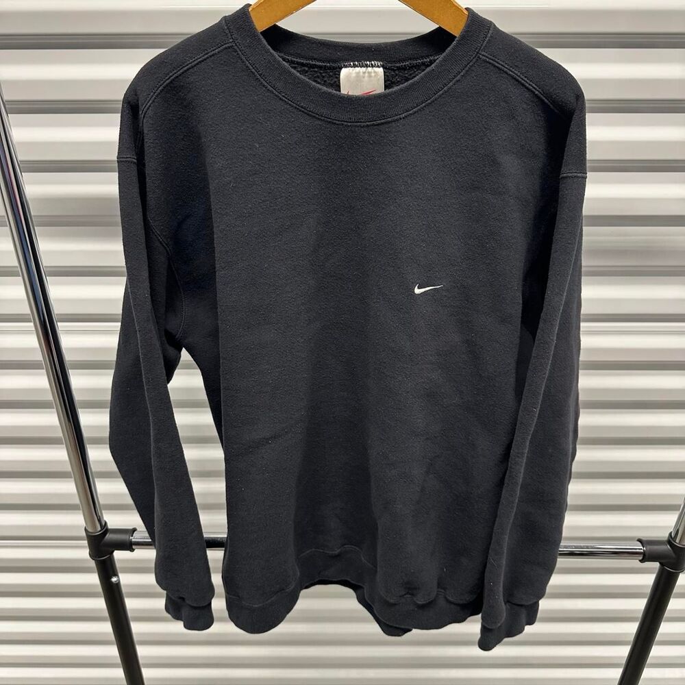 Nike Men's Black and Navy Sweatshirt